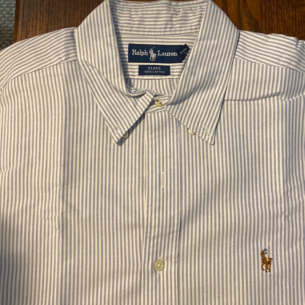 Vintage Ralph Lauren “Blake” long sleeve dress shirt